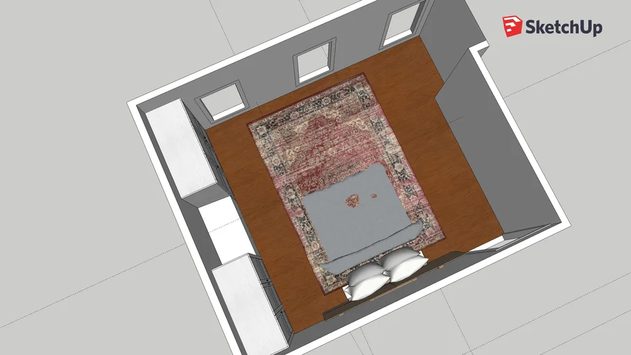 Darby Home Co Alto Red/Blue Area Rug