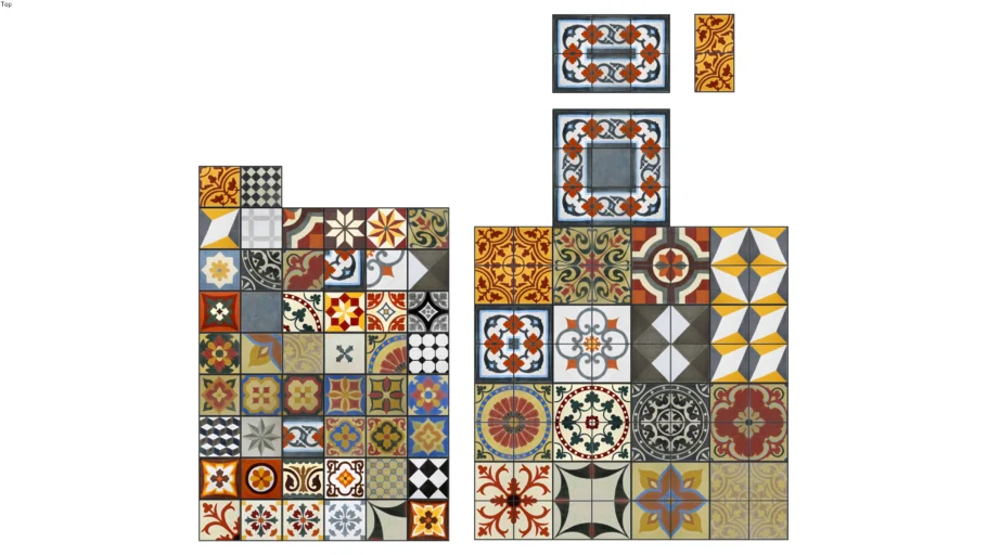 Pack de texturas Ladrilhos Hidráulicos (69 texturas)