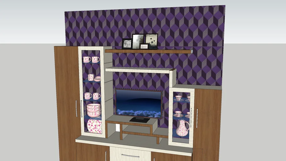 Crockery & tv unit