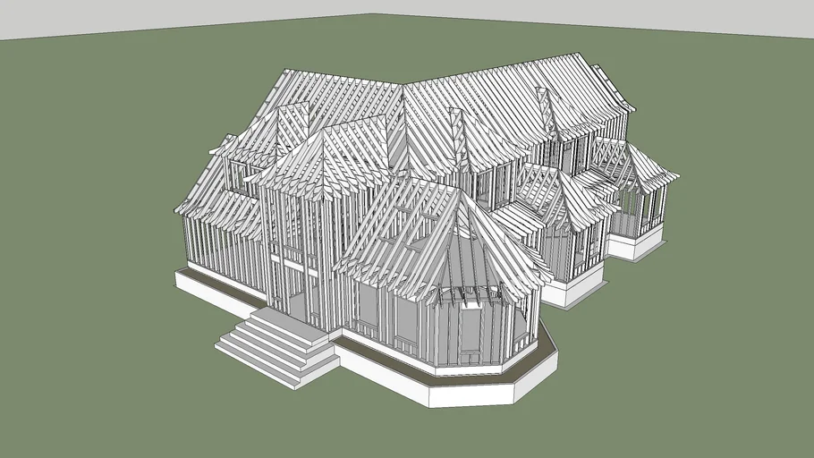 House Wood Structure | 3D Warehouse