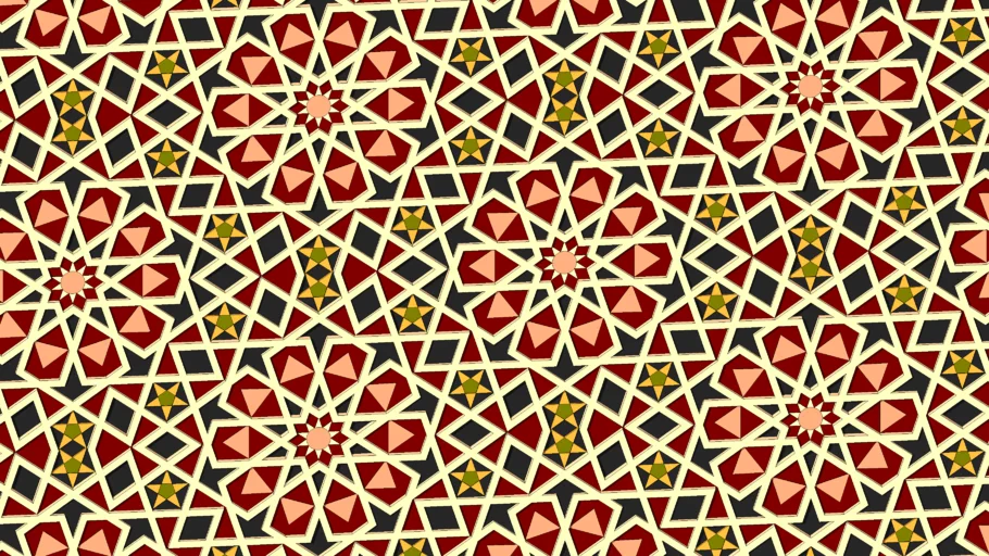 Islamic Mosque Wall Pattern 