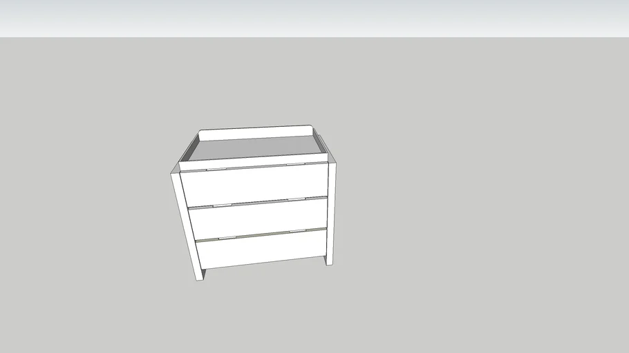 Changing Table | 3D Warehouse