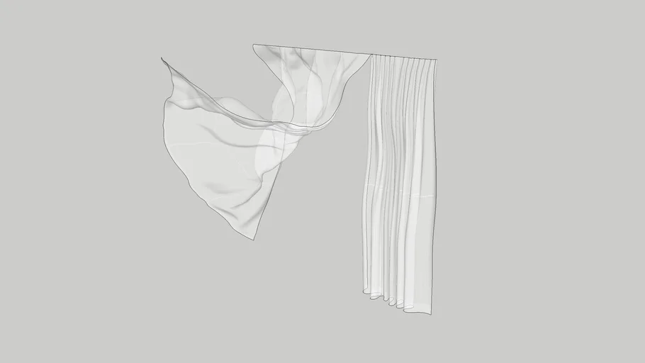 Fluttering curtains | Развевающиеся занавески