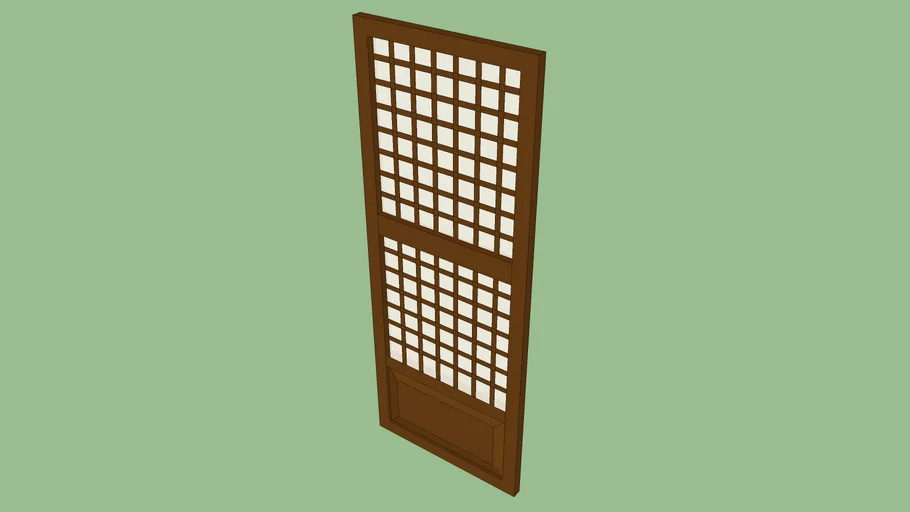 Capiz window panel