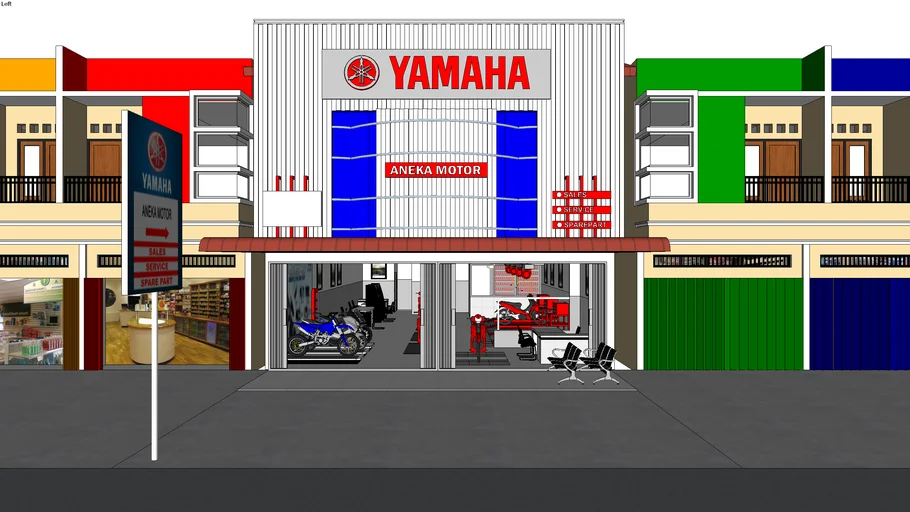 Yamaha Showroom Idea