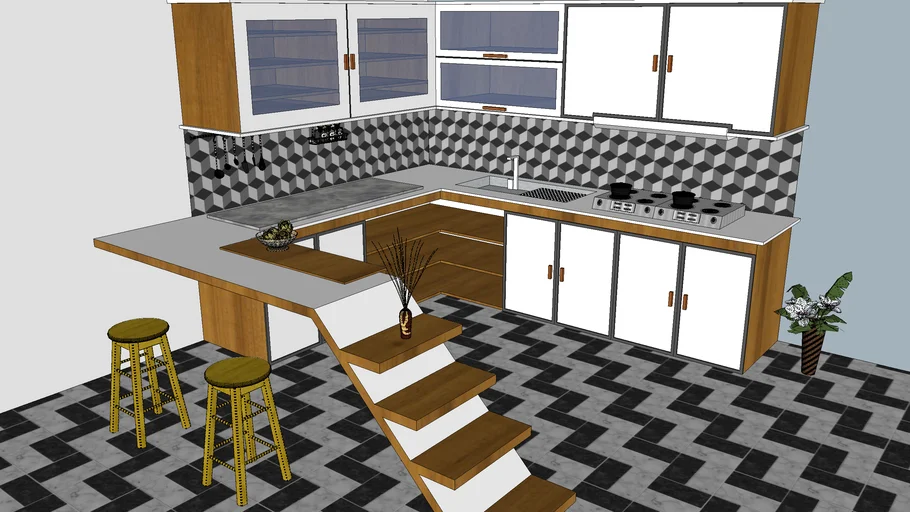 Design Interior Dapur Bersih