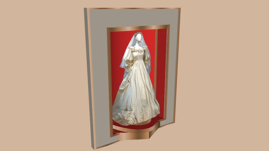 Princess.. "DIANA".. Wedding Dress...