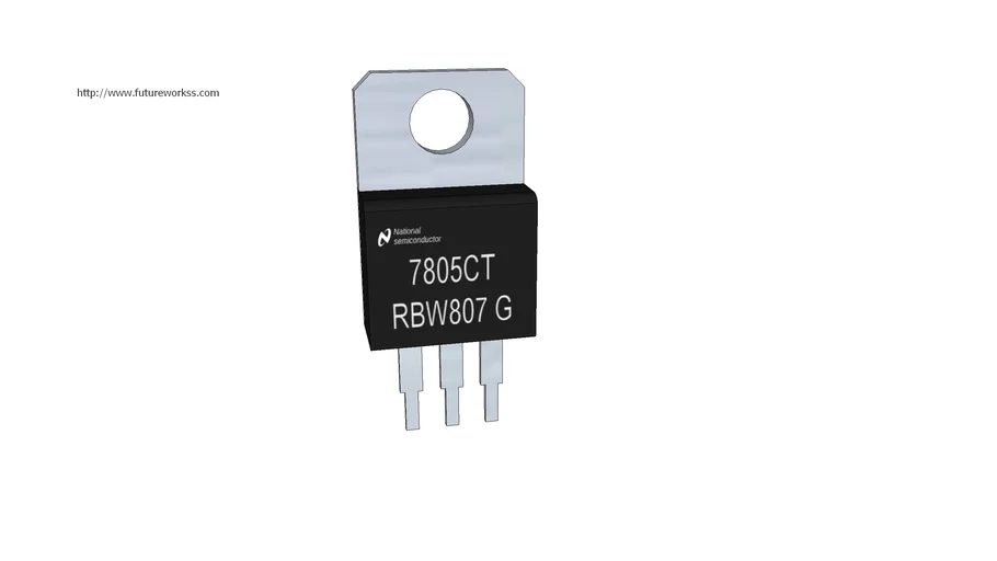 Regulador integrado LM7805C | 3D Warehouse