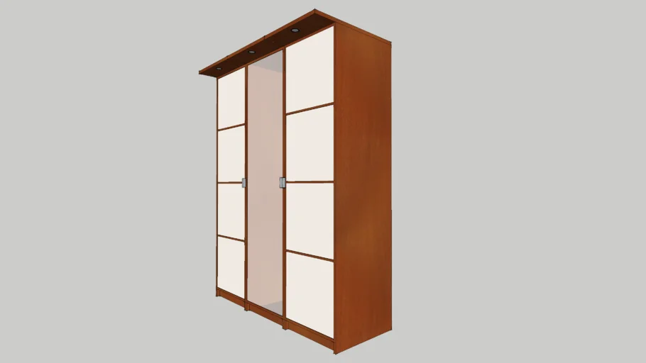 Ikea's HOPEN wardrobe (3x60cm modules)