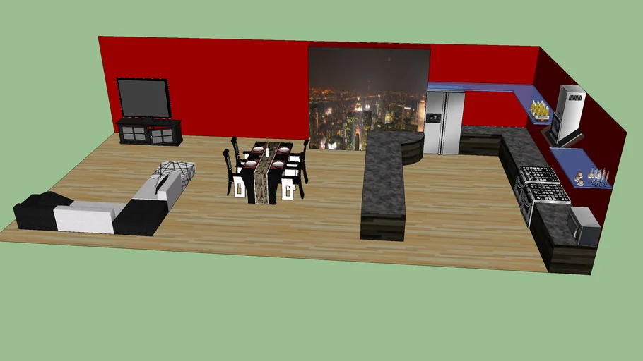 Modern Kitchen Dining room