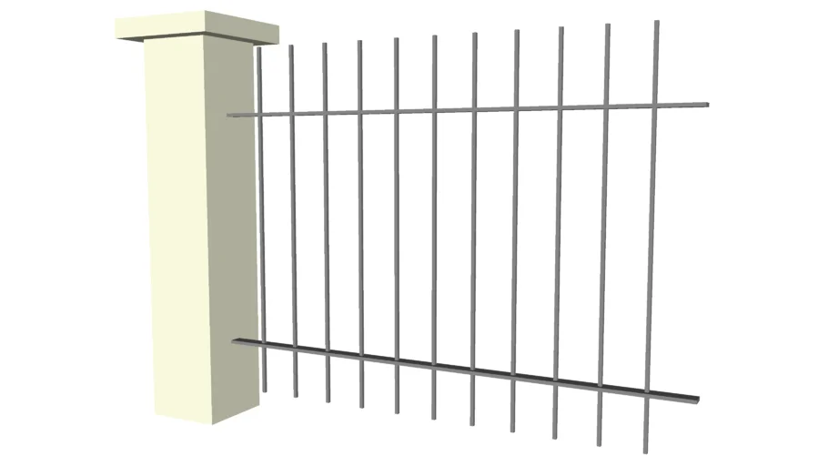 Iron fence