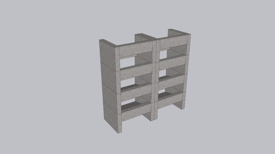 Bloco de concreto Venezianao 20x10x14