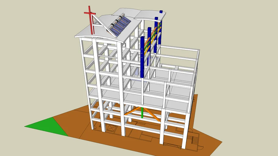 五結長老教會新堂結構系統Wu-chieh PCT Church structure Sys.