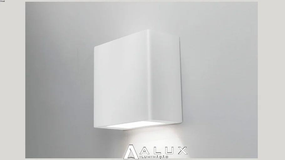 Arandela Quadrada G9 - 9577 Arandela New Clean - 9587