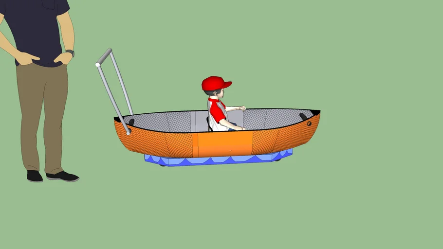 5.5ft Canoe w/Child and Skirt