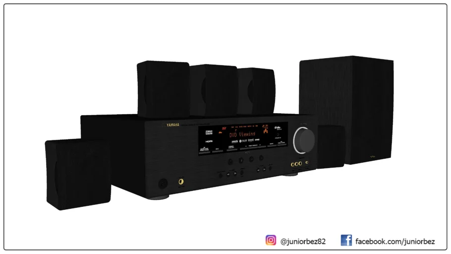 Receiver Yamaha HTR-6230 + Caixas acusticas