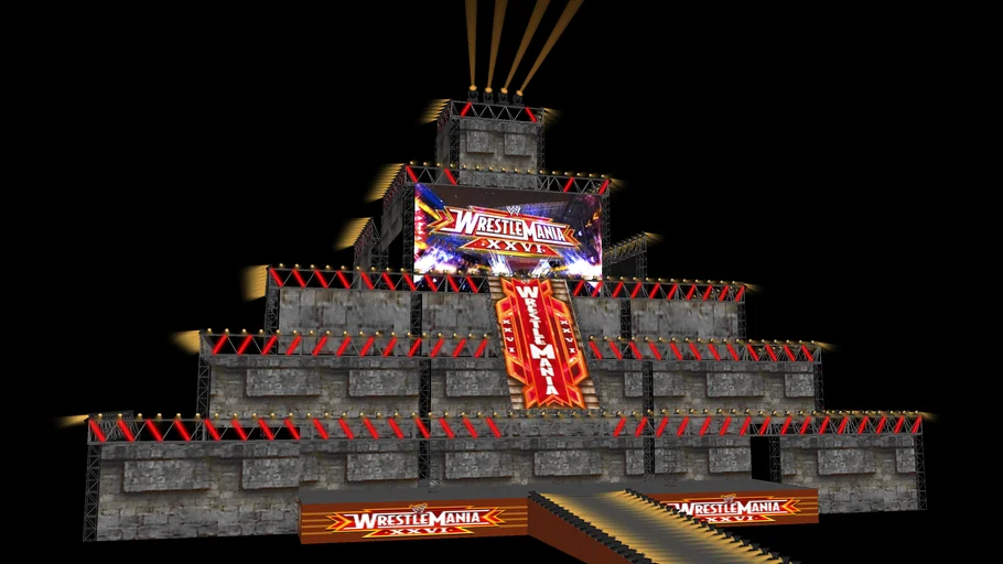 WWE WrestleMania 26 HD Stage 2010