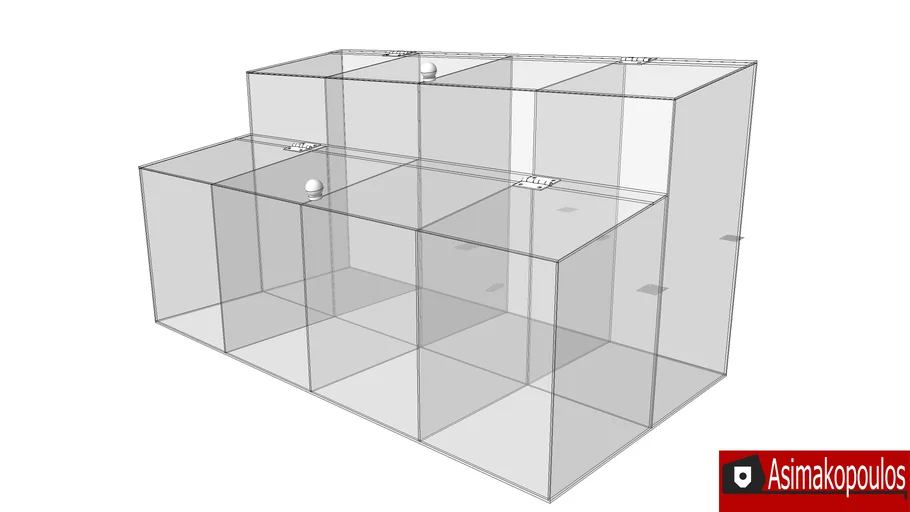 showcase from glass