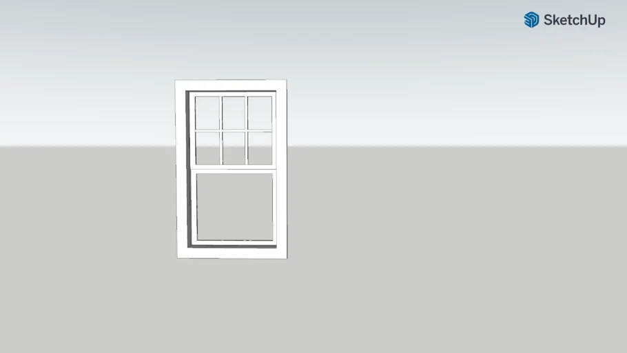 Double-Hung Window | 3D Warehouse