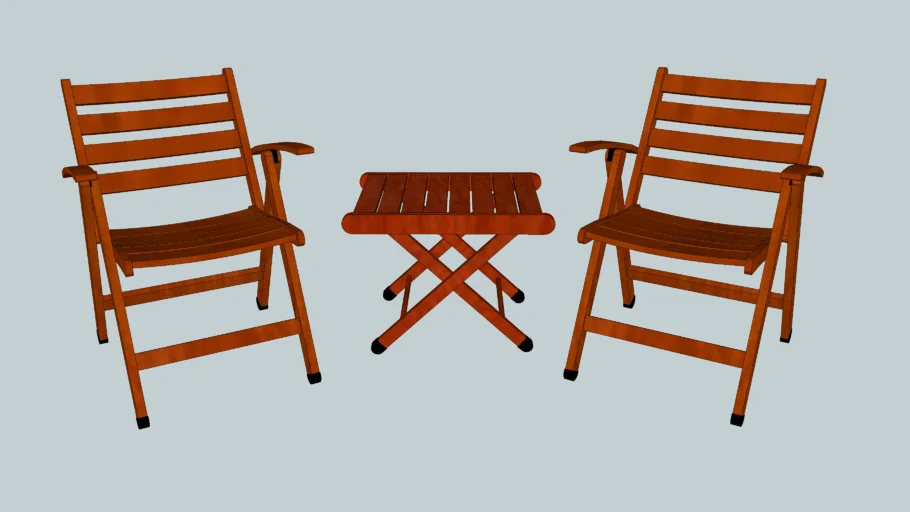 Set plegable para balcon o terraza