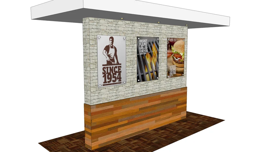 Cuadros en Vidrio Burger King