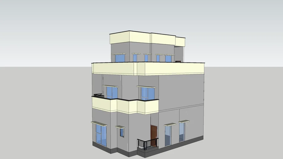 Prototype of Stacked Housing | 3D Warehouse