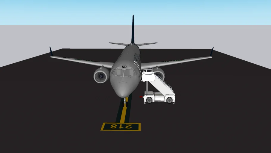 ALITALIA CityLiner SkyTeam Livery Embraer ERJ-190.