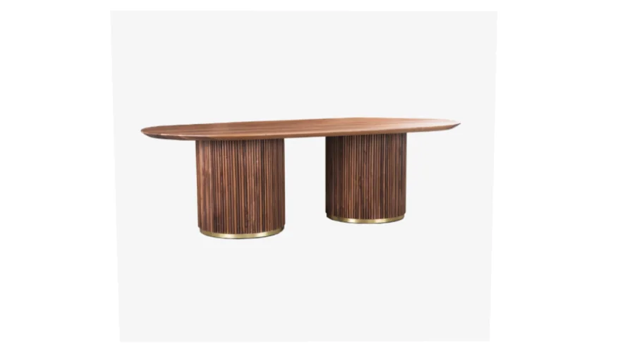 MODERN WOOD DINING TABLE