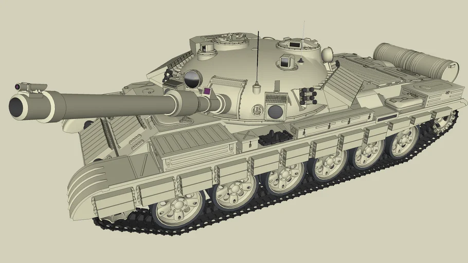 T-62M-120-ERA, Modernized Main Battle Tank, Armour Enhanced