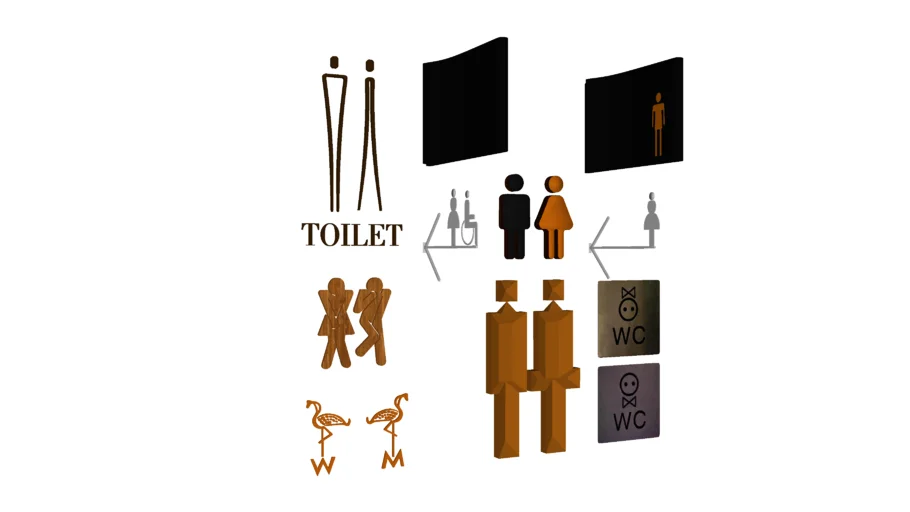TOILET SIGN
