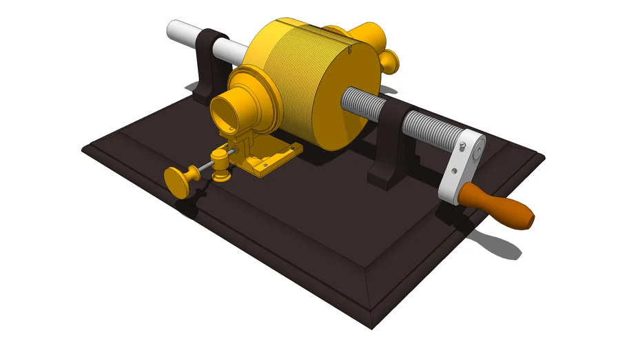 1877 phonograph by Thomas Edison