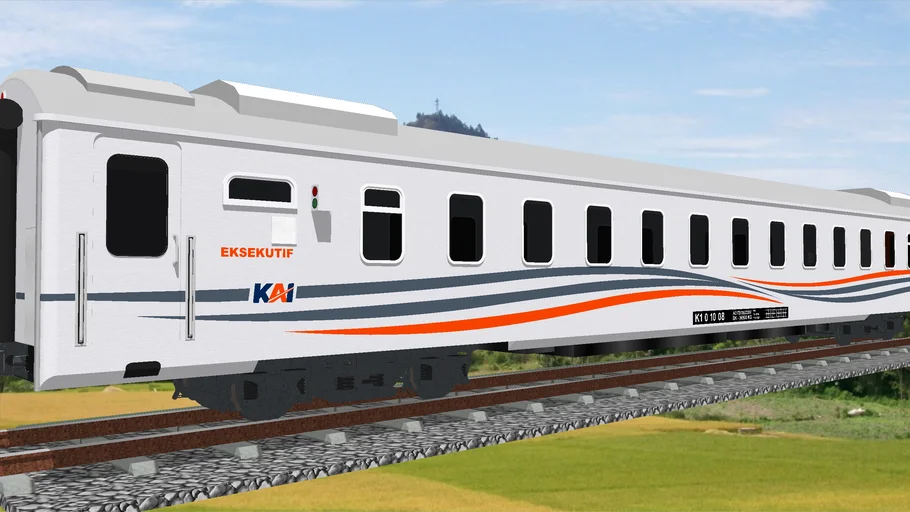 Kereta Eksekutif Mild Steel Kaca Pesawat 2010 (New Livery) (K1)