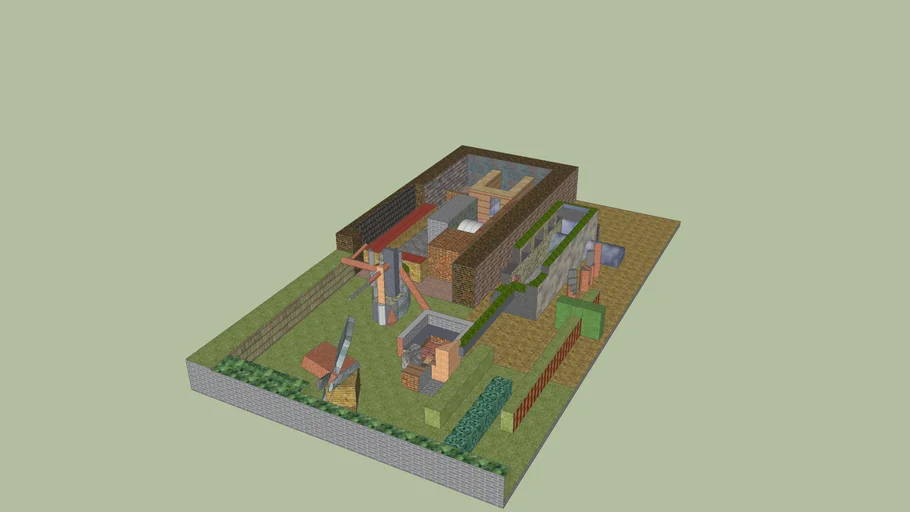 brick garden
