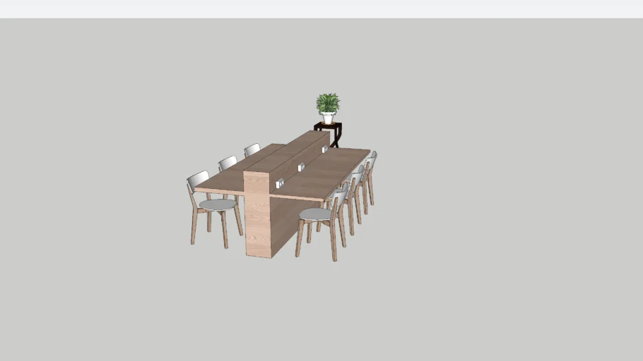 Meja kerja co working space