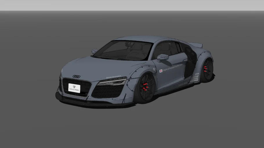 2014 Audi R8 V10 Plus Coupe Liberty Walk