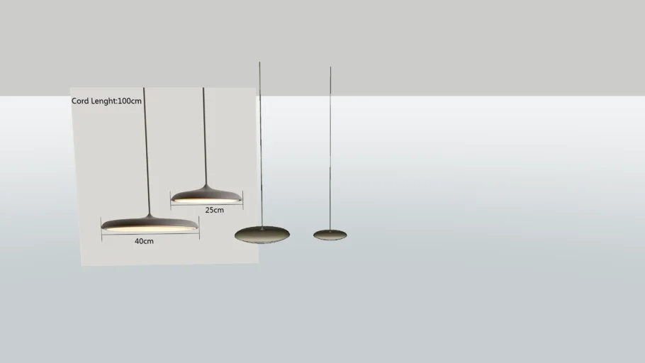 Plate Pendant Light