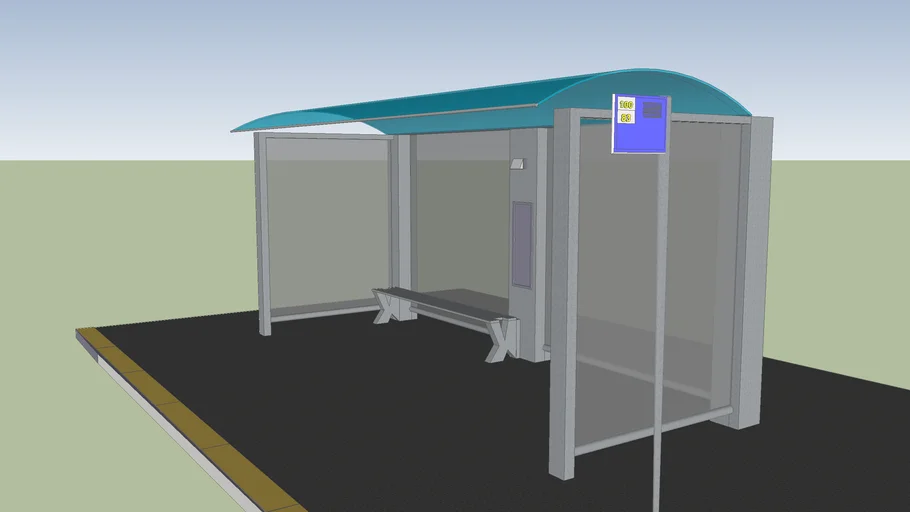 Bus stop | 3D Warehouse