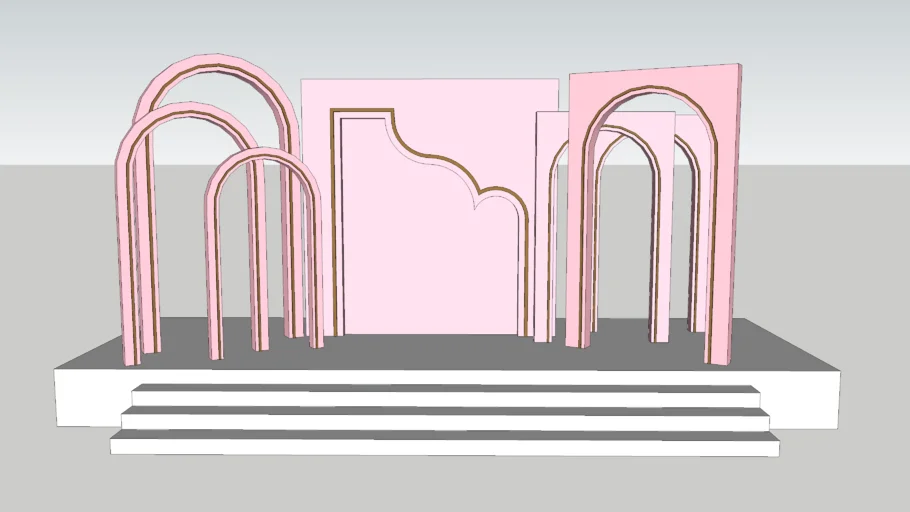 PINKY WEDDING BACKDROP COLLECTION 