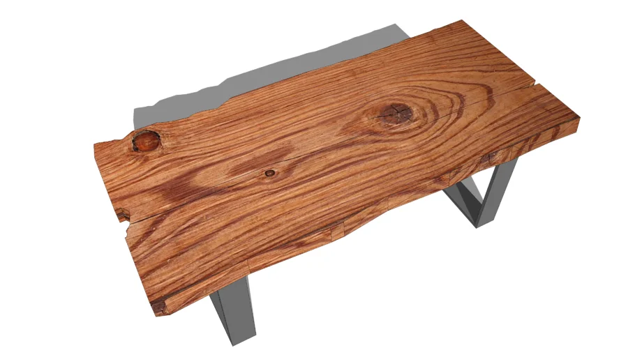Mesa tampo em madeira