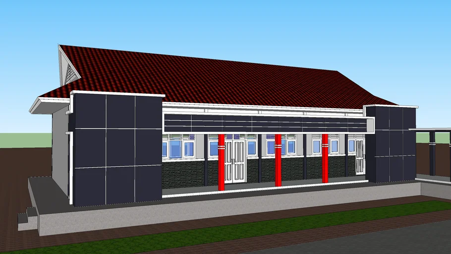Rehab Ruang Kelas SMA N 1 Sanga-sanga