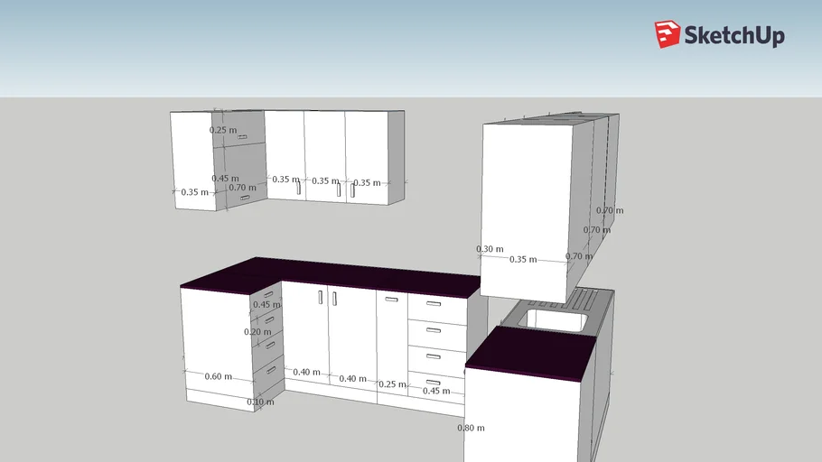 kitchen plan | 3D Warehouse