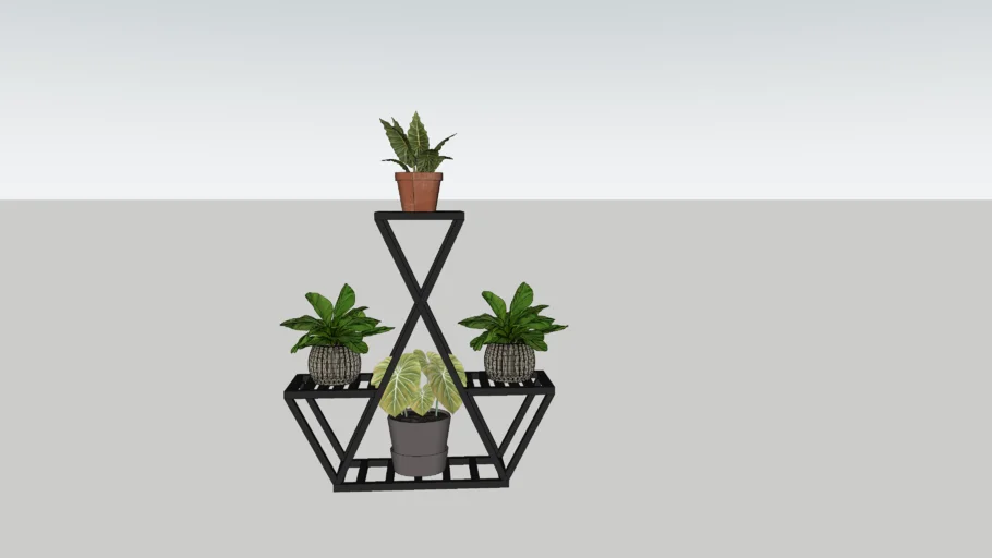 flower pot rack | 3D Warehouse