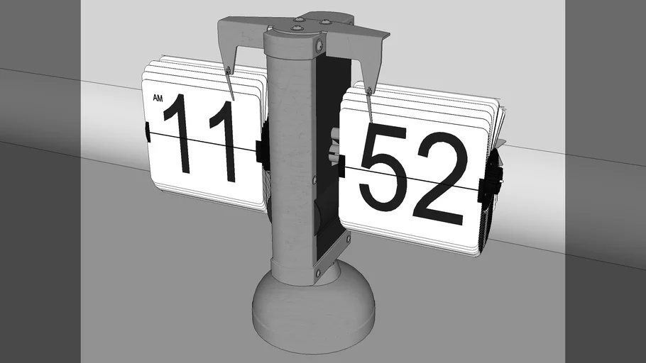 Relógio flip Clock retro