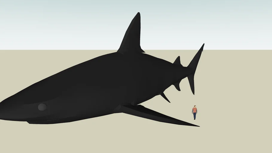 Mighty Megalodon Vs. Human