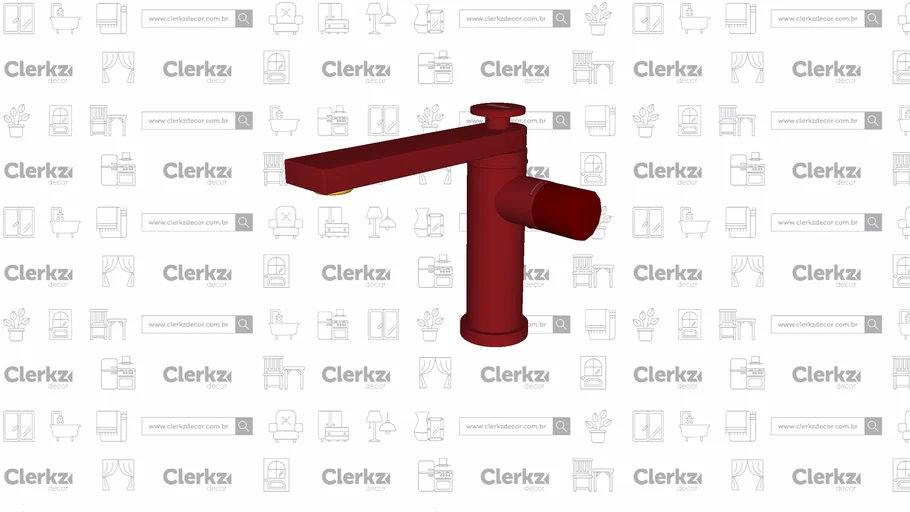 Misturador Monocomando para Lavatório Bronze e Rubi | CKZ-TM131666BRO