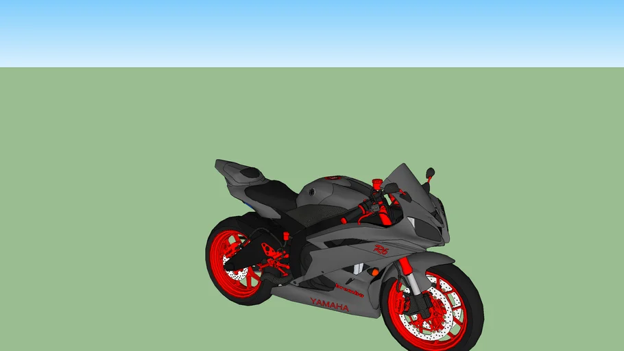 yamaha r6 negra