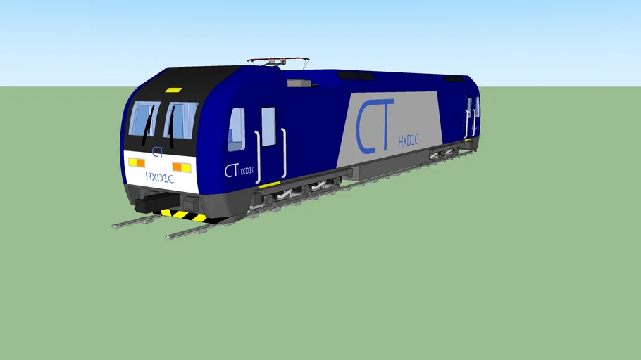 CT HXD1C型大功率交流傳動六軸7200千瓦電力機車   CT HXD1C Type High Power Exchange Transmission 6 Axial 7200 Kilowatt Electric Locomotive