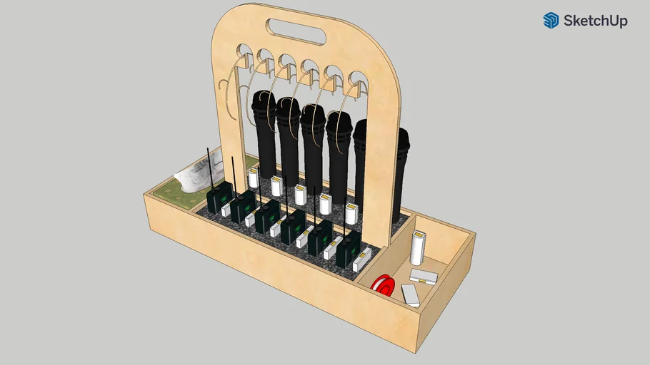 Radio Mic Transport Box