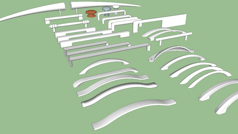 Cupboard and Drawer handles - selection.