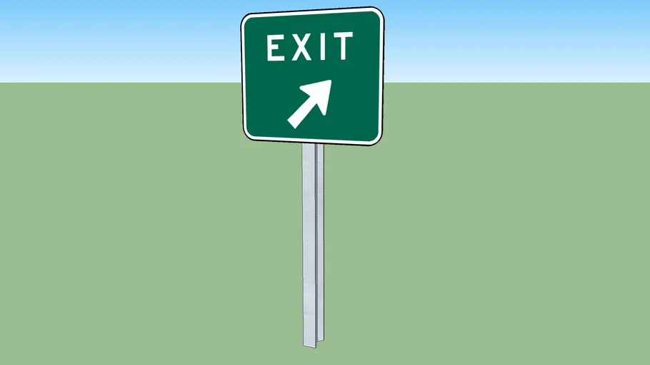 highway exit sign